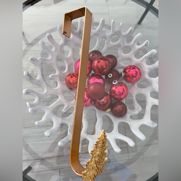 Christmas tree over the door wreath hanger gold - Picture 3 of 6